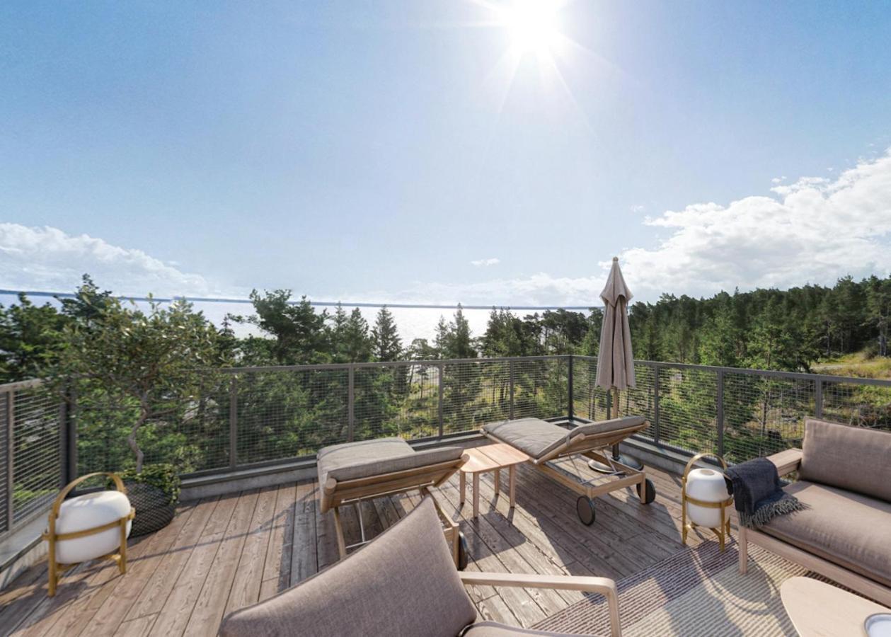 Vaestoes Strand By First Hotels Larbro ภายนอก รูปภาพ